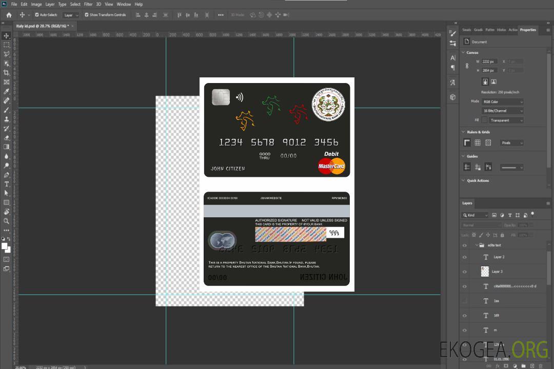 Débit mastercard de la Banque nationale du Bhoutan template Débit mastercard de la Banque nationale du Bhoutan template